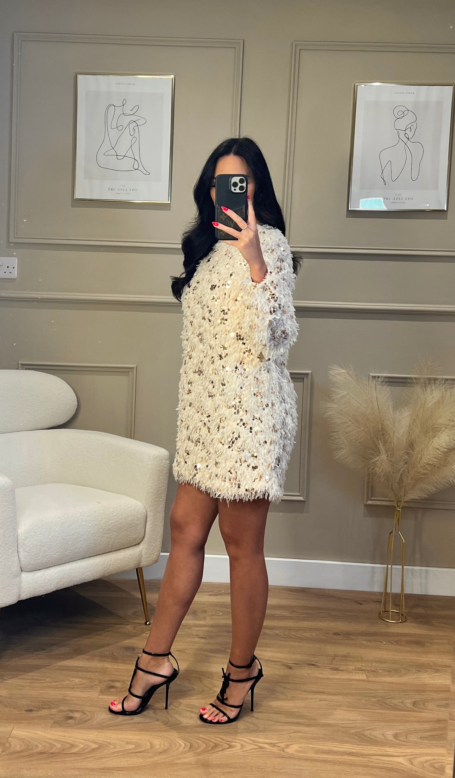 SIENNA Cream Dress